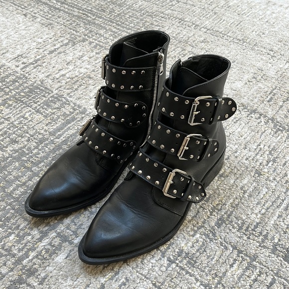 Steven by Steve Madden black ankle bootie. Women’s size 8 - Picture 1 of 7